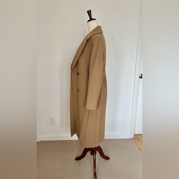 Massimo Dutti Camel Wool Coat -XS/S - Picture 2 of 7